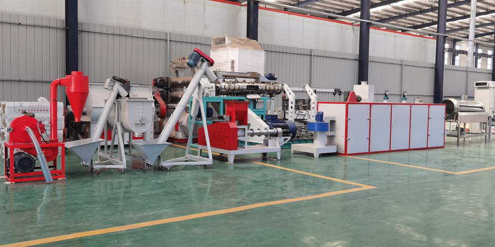 LM80 Dry way fish feed production line