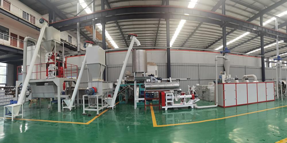 LM90 Wet way fish feed production line