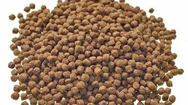 Substances in the fish feed pellets